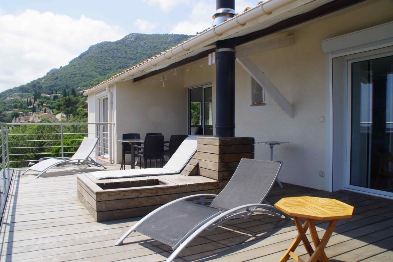 Ferienwohnung 3 Pieces Dans Le Ciel Gattières Exterior foto
