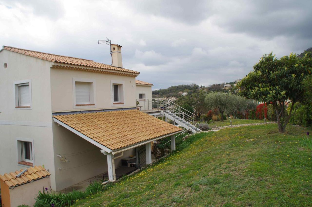 Ferienwohnung 3 Pieces Dans Le Ciel Gattières Exterior foto